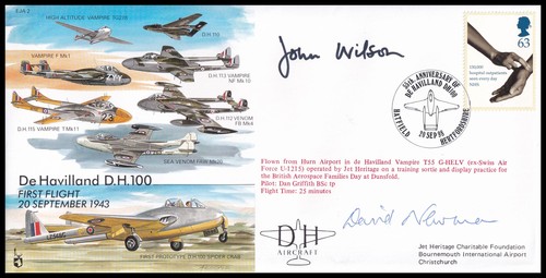 Test pilot john - pilot, signed