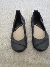 HUSH PUPPIES BLACK LEATHER