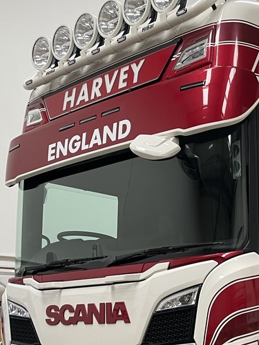 Scania visor england sticker - scania,