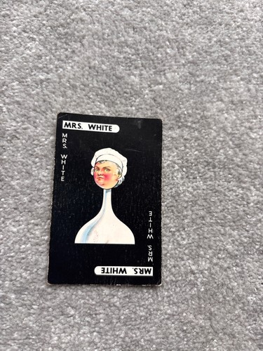 Mrs white cluedo replacement - white,