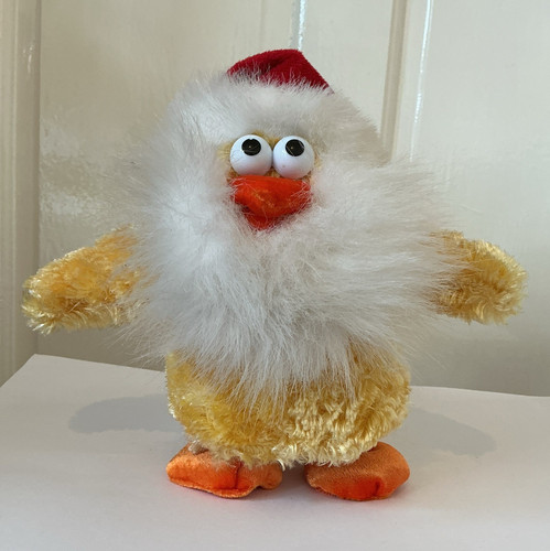 Christmas yellow plush chick - plush,