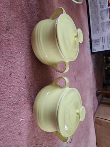Creuset yellow stoneware - creuset,