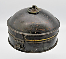 Toleware spice box Including grater.