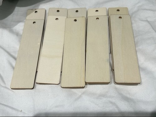 10x wooden bookmarks for - 10x,