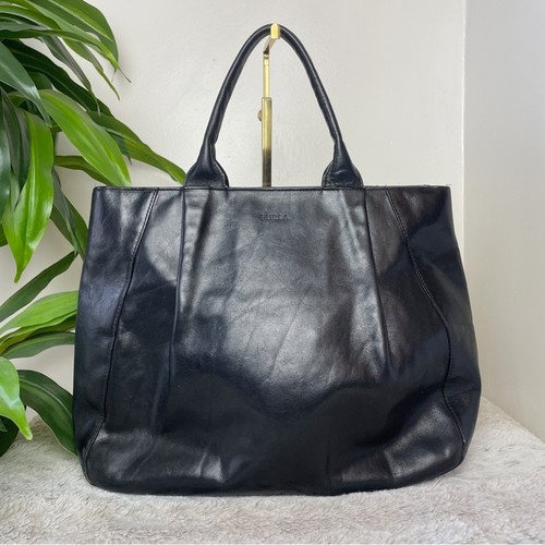 Vintage furla leather tote - vintage,