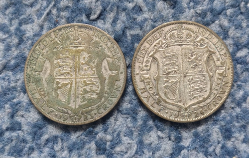 Coinage half crowns 2 6 - half-crowns, 2/6