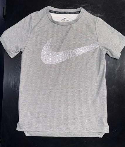 Nike dri fit gray swoosh - nike,