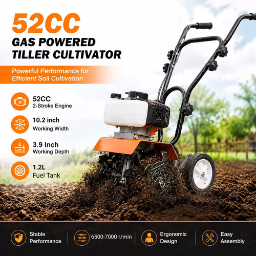 52cc petrol garden - garden, tiller