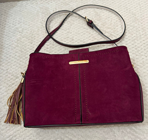 River island burgundy suede - river,