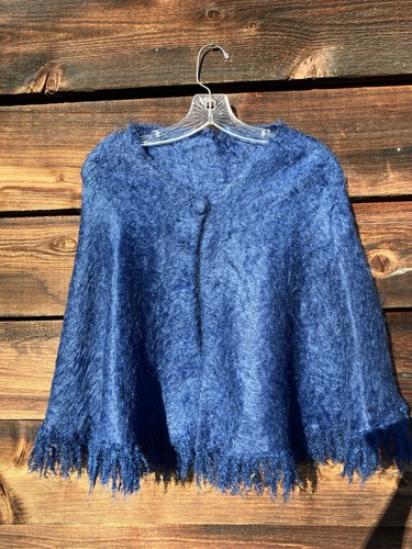 Vintage mohair cape caplet - cape,