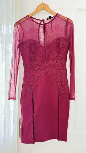 Lipsy pink floral lace - pink,