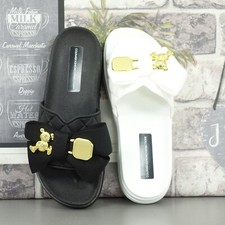 slip on platform sliders mules