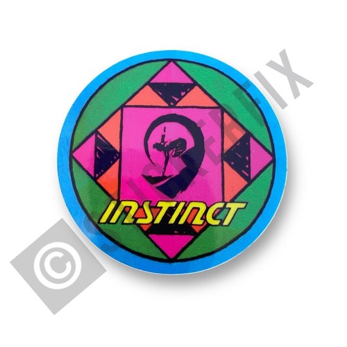 Instinct surf sticker 80s - sticker,