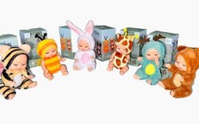 SET 6  DRESSED 4” MINI REBORN DOLLS INDIVIDUALLY  BOXED 🌸BRAND NEW