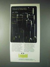 1973 Leupold Scopes Ad - Earn