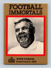 Weeb Ewbank 1978 Football