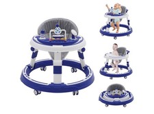 Baby Walker Foldable Walker with Height Adjustable Multi-Function Anti