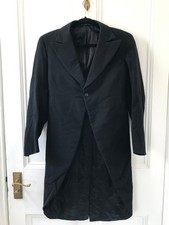 Black Tailcoat Suit Wedding