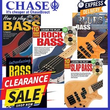 Learn To Play Bass Guitar - Bass Guitar Tutor Lesson Books CD DVDs