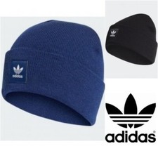Adidas Originals Adicolour Cuff Beanie Hat Navy, Black or Khaki