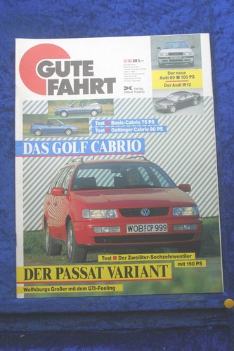 Safe journey audi w12 - 12/93,