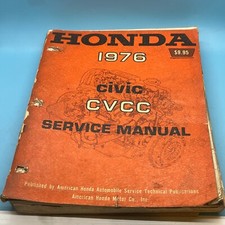 1976 Honda Civic CVCC Service