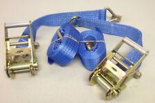 2x Ratchet Tie Down Straps Heavy Duty 5000KG 3m - 20m - Cargo Lashing - 50mm