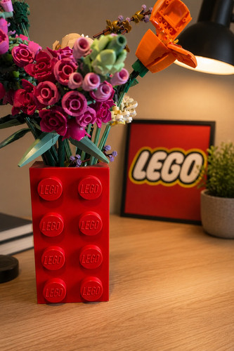 Brick style vase - brick-style, for