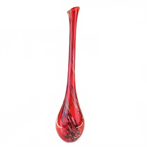 Large red floor vase - 31",