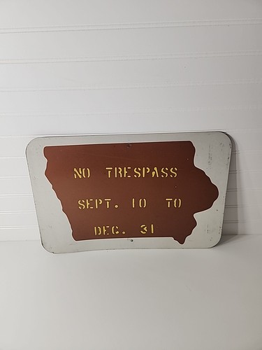 Vintage trespassing sign - trespassing,