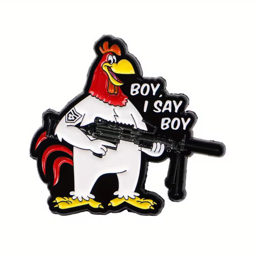 Foghorn leghorn pin badge - foghorn,