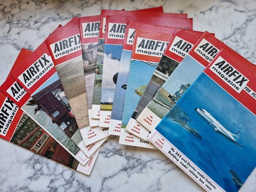 1966 airfix magazines joblot - airfix,