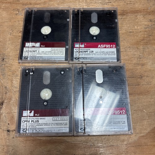 Amstrad pcw 9512 disks - 4x,