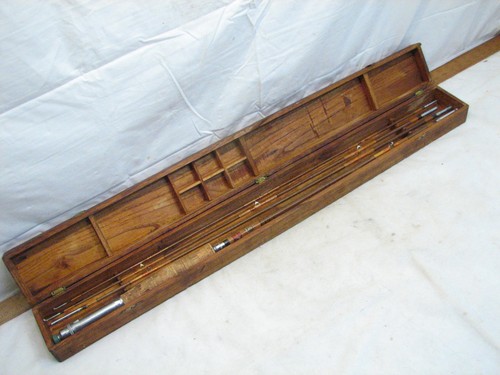 Antique split bamboo fly - antique,