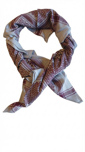 Grey burgundy shemagh scarf - shemagh,