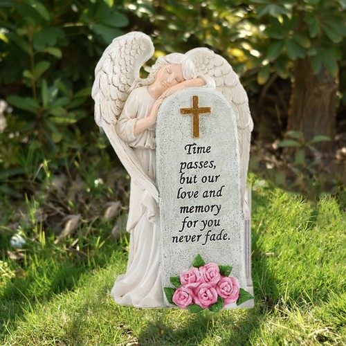 Cemetery grave angel - angel, statue