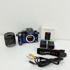 Panasonic Lumix DMC-G1  Full Kit 12.1MP Digital Camera Blue 14-45mm Lens Tested
