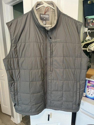 Simms puffy vest size - simms,