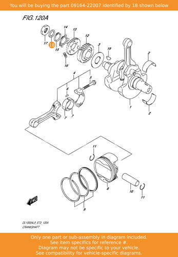 Suzuki washer 09164 22007 oem - suzuki, washer,