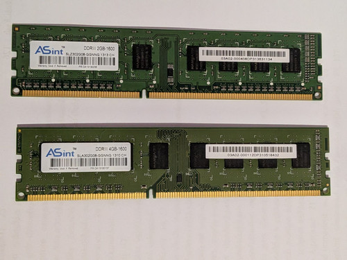 Asint 6gb ddr3 ram - ddr3,