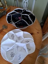 12 Pocket Embroidered Taco tortilla samosa pouch  Holders Warmers Festival Party