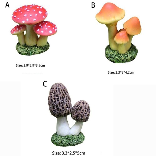 Garden ornament toadstools - ornament,