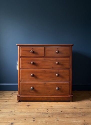 Antique mahogany chest - antique,