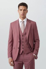 Burton Dark Pink Suit Jacket