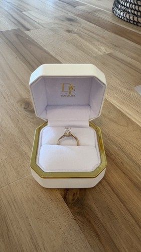 Lab created diamond engagement - diamond,
