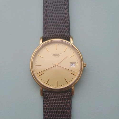 Tissot 1853 t870 970 - tissot, gold