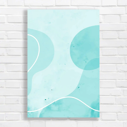 Pastel fluid abstract - abstract, teal