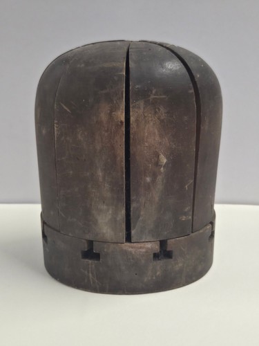 Wood hat mold block form - hat,