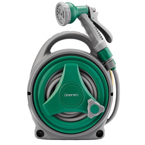 Garden hose reel hr14 green - hose, hr14-green
