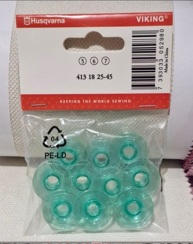 Original green bobbins - 10×,